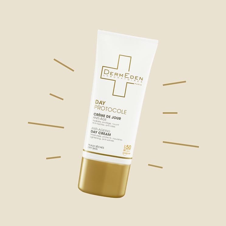 Dermeden Kem Chống Nắng Ngăn Ngừa Lão Hóa Và Làm Mờ Đốm Nâu Dành Cho Da Khô Anti - Age Day Cream Dry Skin SPF50+ 50ml