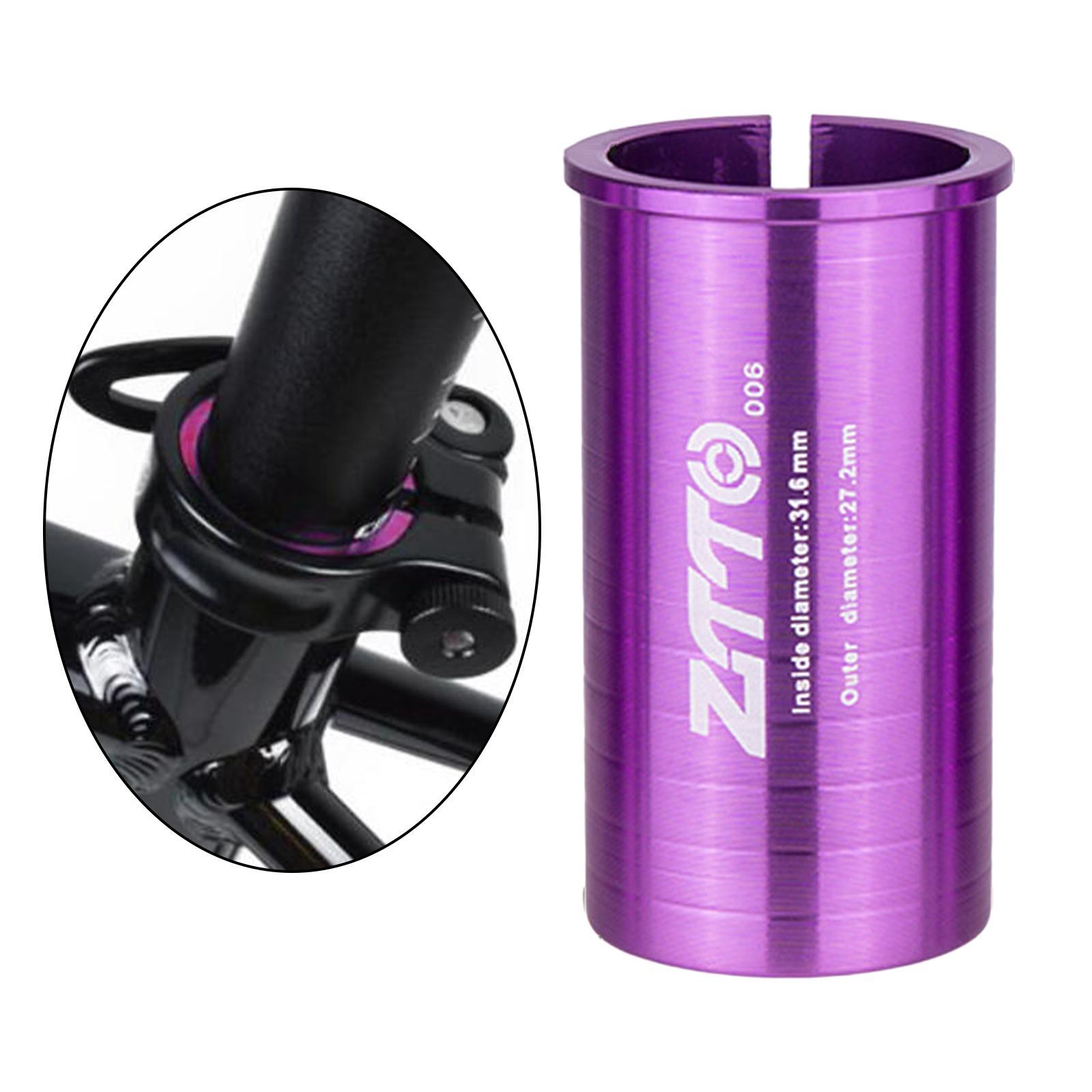 2x Seatpost Shim Seat Post Tube Sleeve Adapter 25.4mm 27.2mm 28.6mm 30.4mm 30.8mm 31.6mm 33.9mm 34.9mm for Mountain Bike,Road Bike,,BMX, Gear