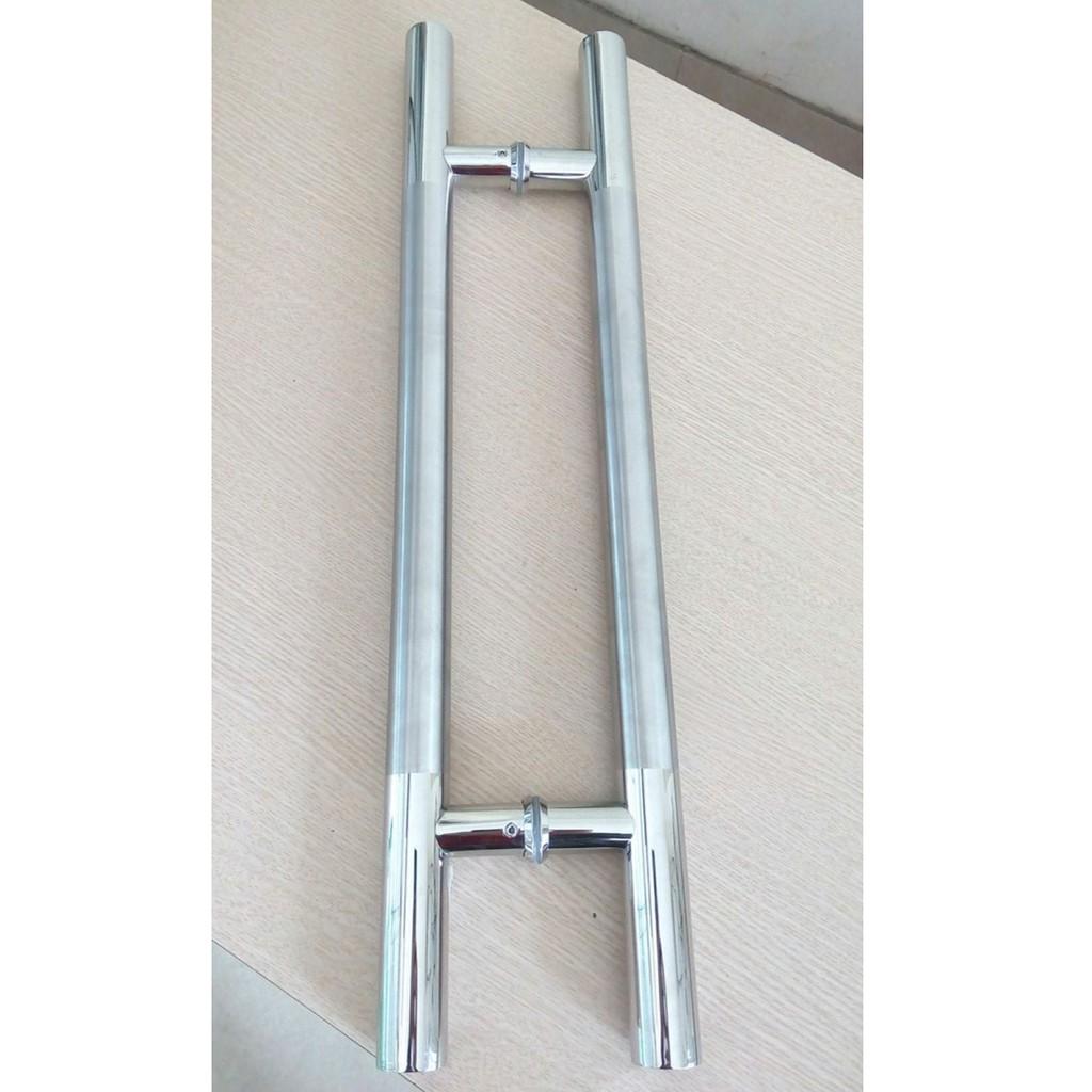 Tay kéo cửa chữ H, Tay nắm cửa kính dài 60cm