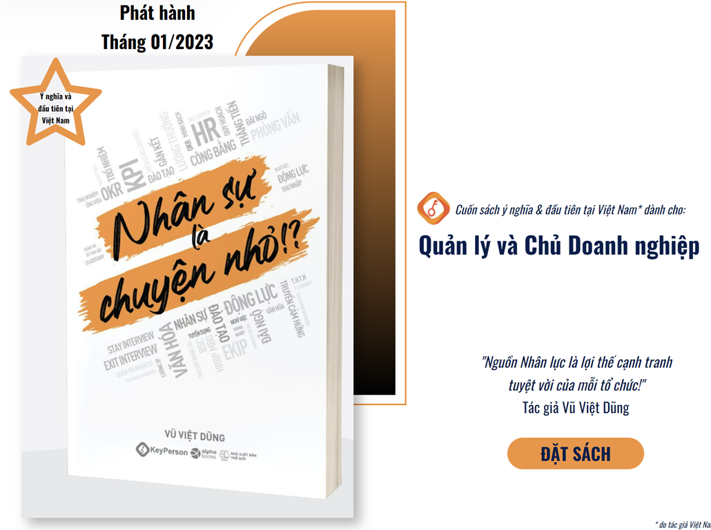 Nhân sự là chuyện nhỏ!? - Sách về Quản trị Nhân sự dành cho Nhà quản lý, Lãnh đạo thông thái