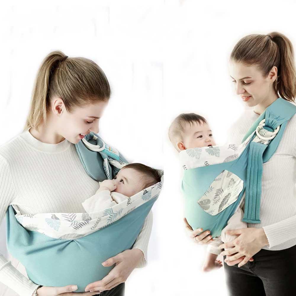 Quấn Bé Sơ Sinh Sling Dual Sử Dụng Cho Trẻ Sơ Sinh Điều Dưỡng Da Có Lưới Vải Cho Con Bú Ba Lô Cho Bé Ăn Sling Tàu Sân Bay