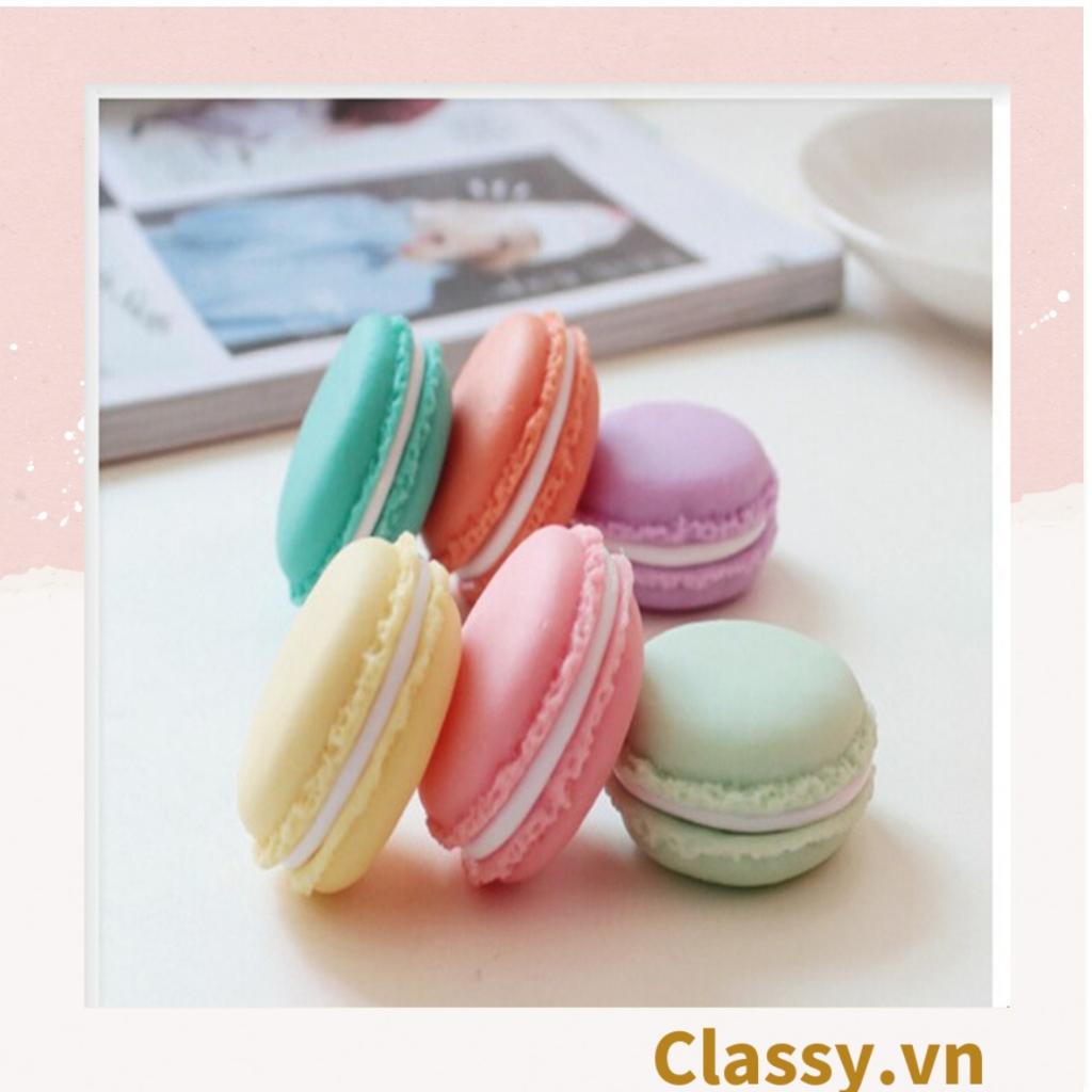 Hộp đựng trang sức, bông tai khuyên tai hoặc phụ kiện hoặc tai nghe hình bánh Macaron PK1713