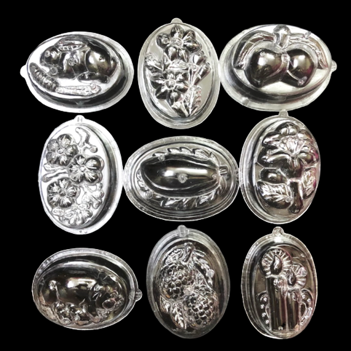 Bộ 10 khuôn rau câu sinh nhật – Loại 8 cm - Mã số 1261