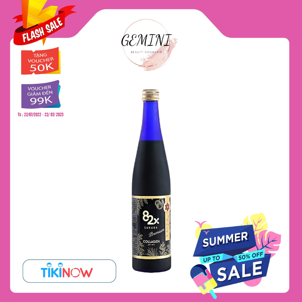Nước uống đẹp da COLLAGEN 82X 120000 SAKURA PREMIUM giúp làm đẹp da ngăn lão hóa