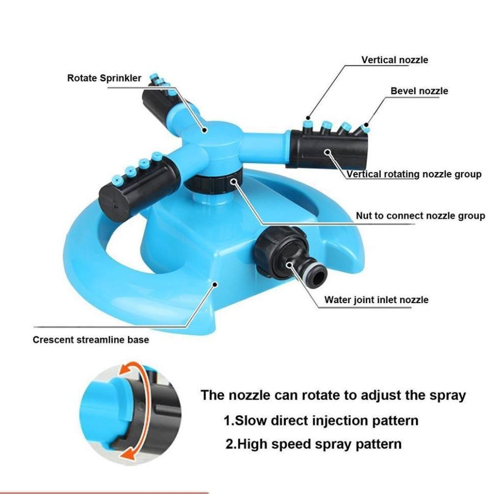 Vòi phun nước tưới cây xoay 360 độ đa năng 206799 TL