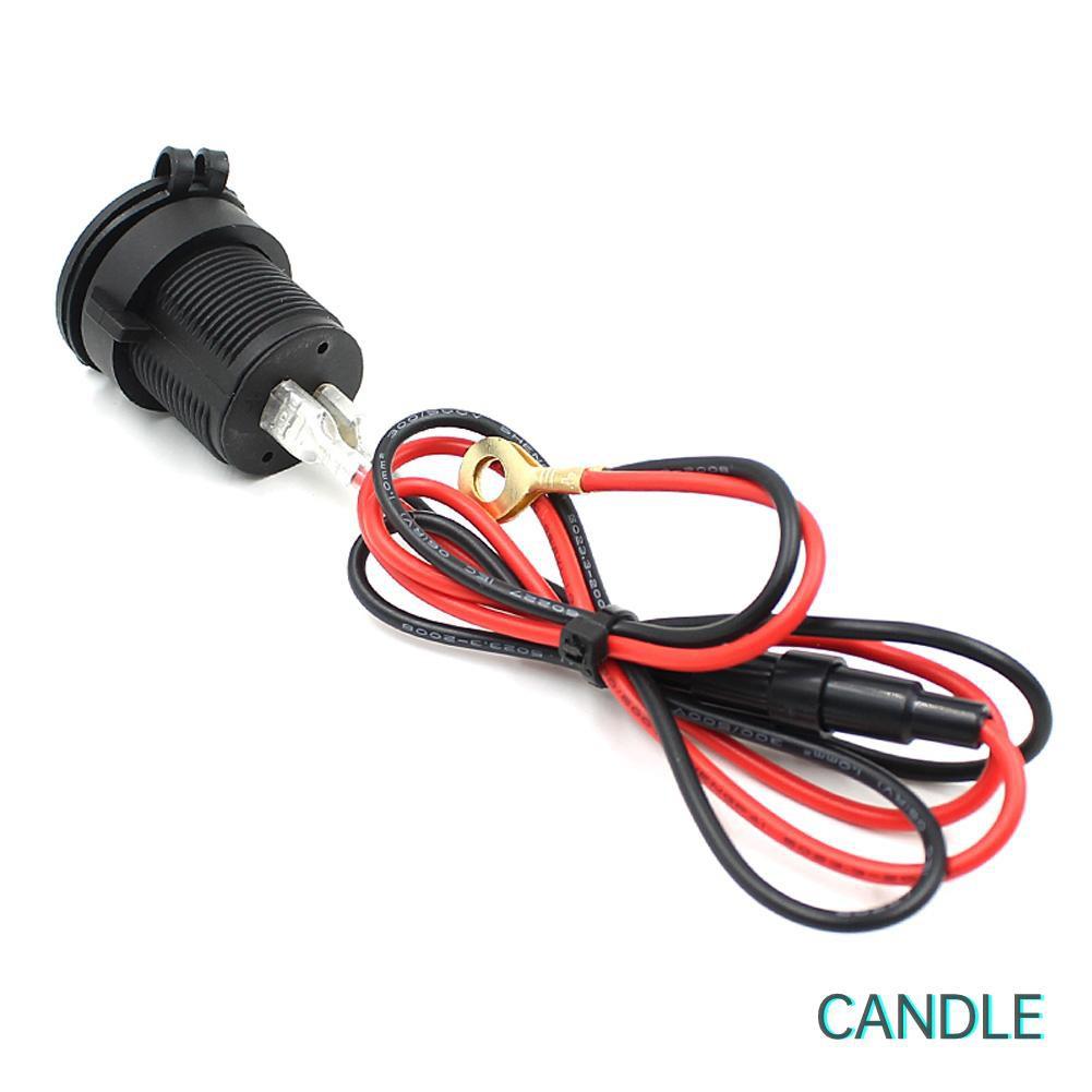 Đầu Sạc Usb Kép 12v Cho Xe Hơi / Xe Máy