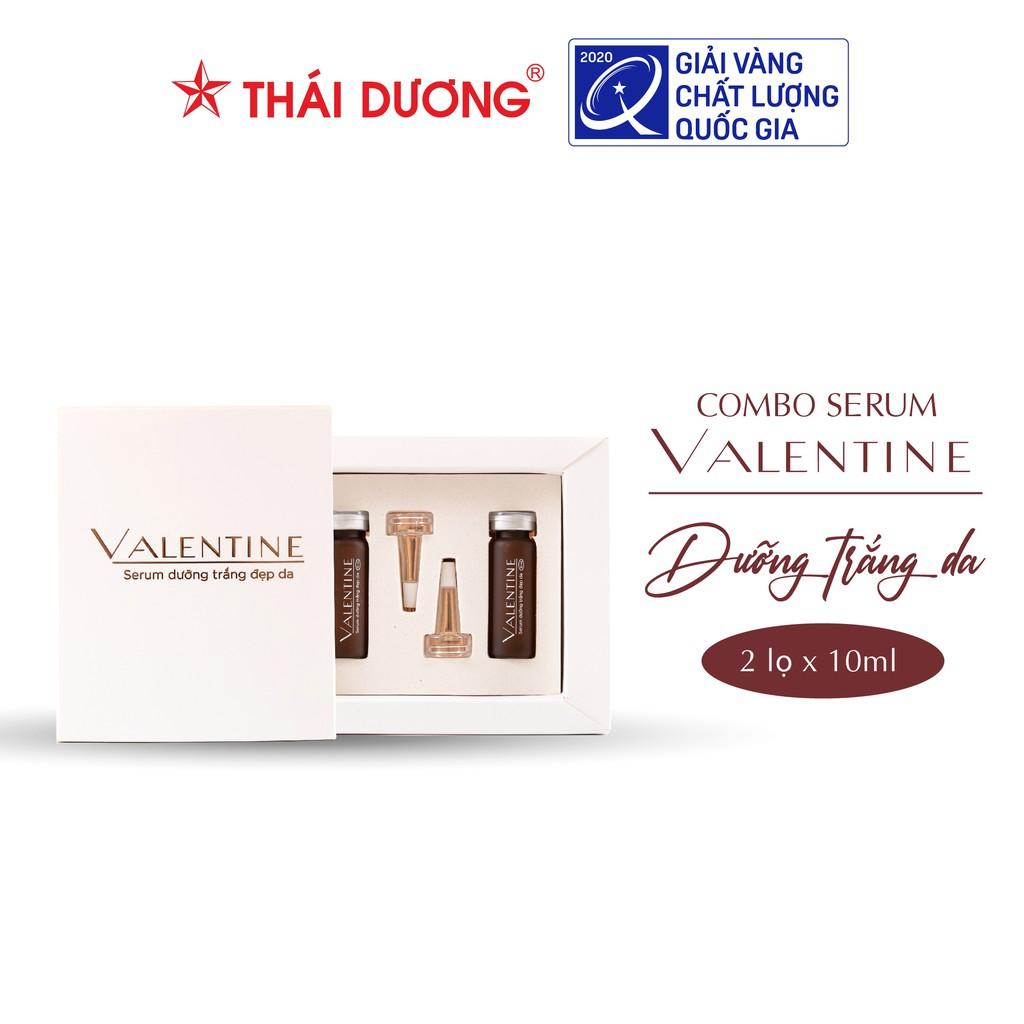 Serum dưỡng trắng đẹp da Valentine (Hộp 02 lọ x 10 ml) - Sao Thái Dương