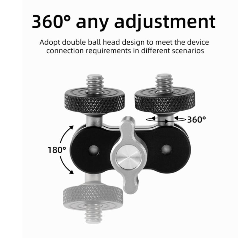 1/4 Giao diện Aluminum Alloy Stand Bộ chuyển đổi Magic ARM Giá gắn giá đỡ cho Camera Chụp ảnh Phụ kiện phòng thu