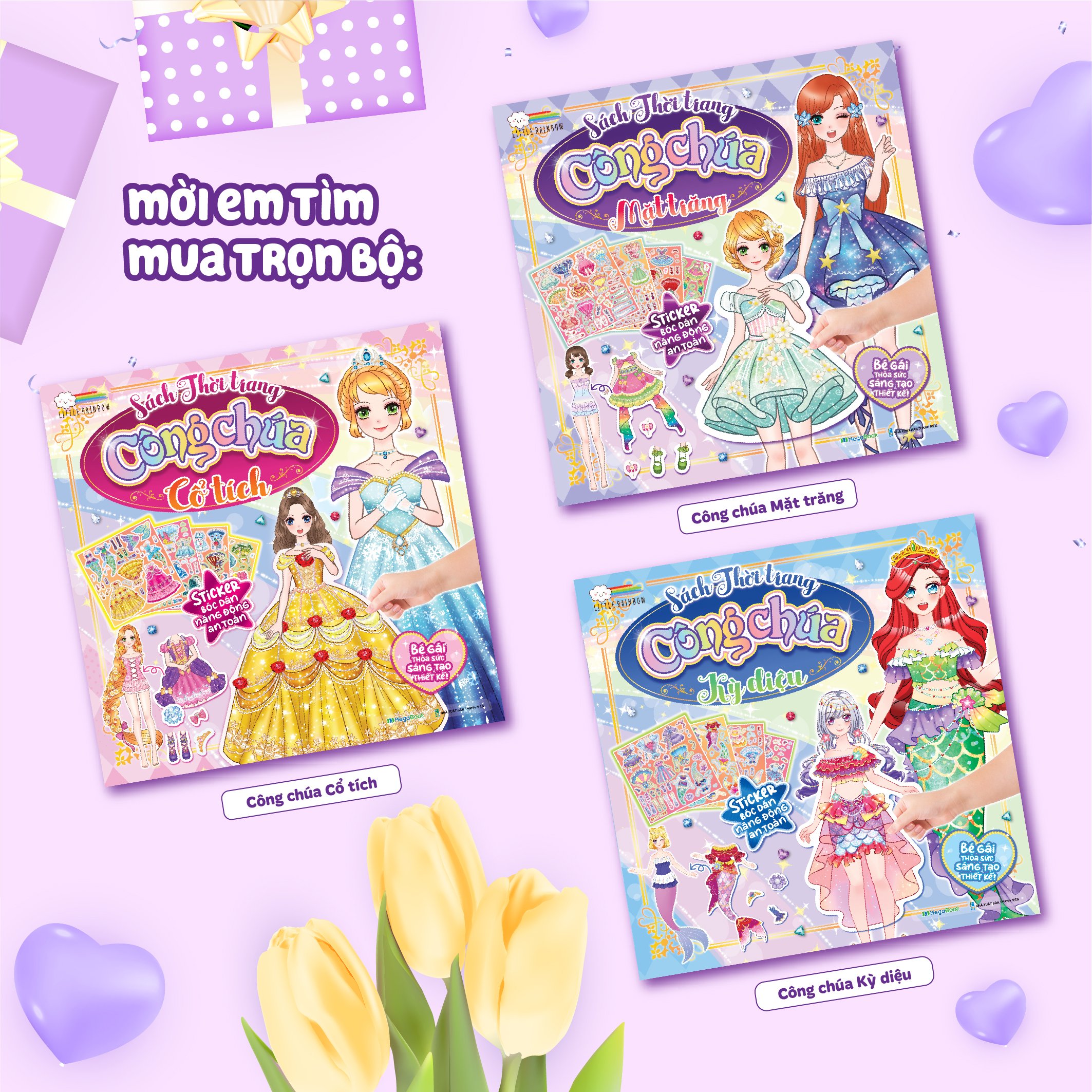 Sách Thời trang Công chúa Mặt trăng