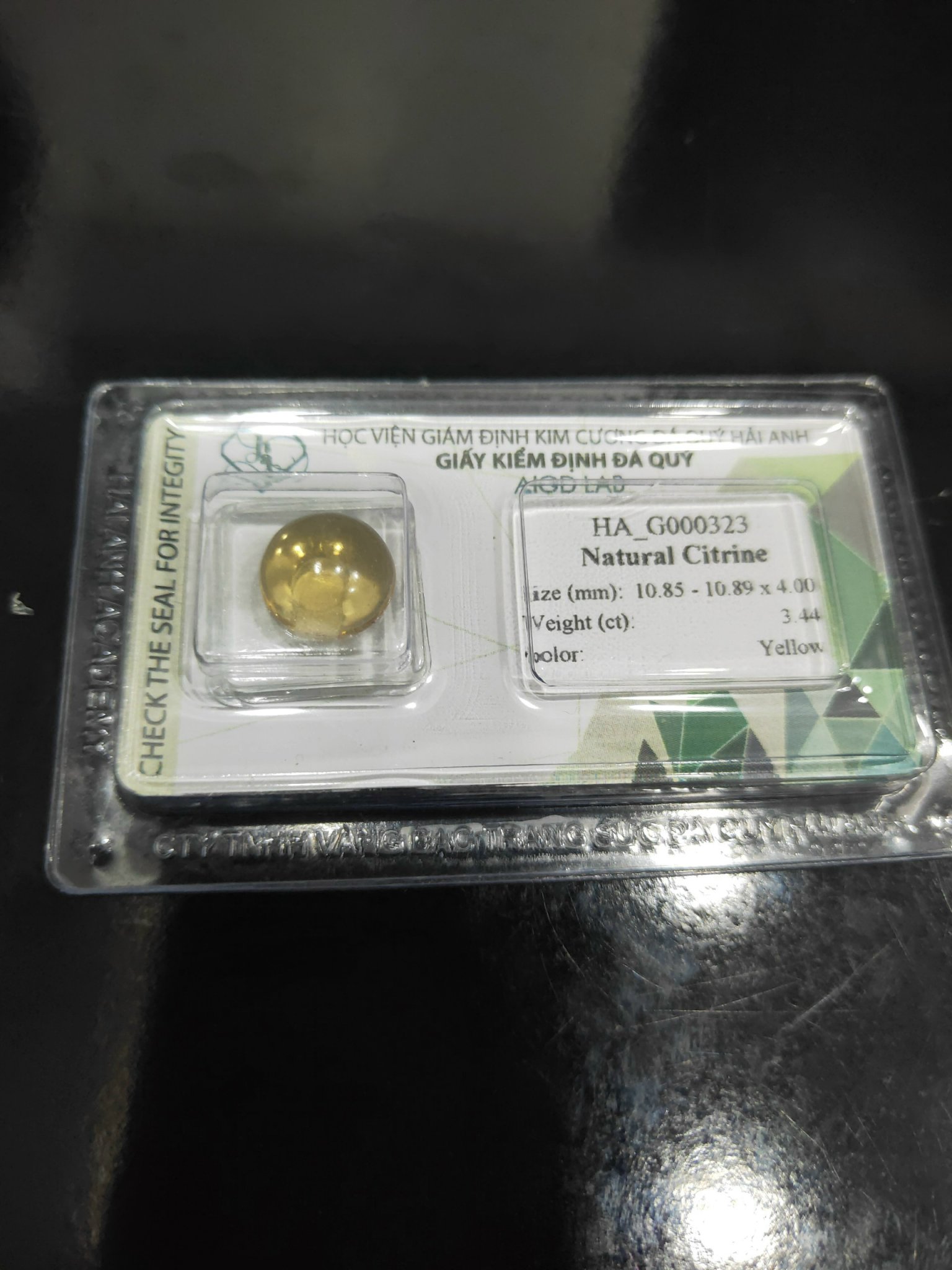 Viên đá thạch anh vàng thiên nhiên_HA-G000323