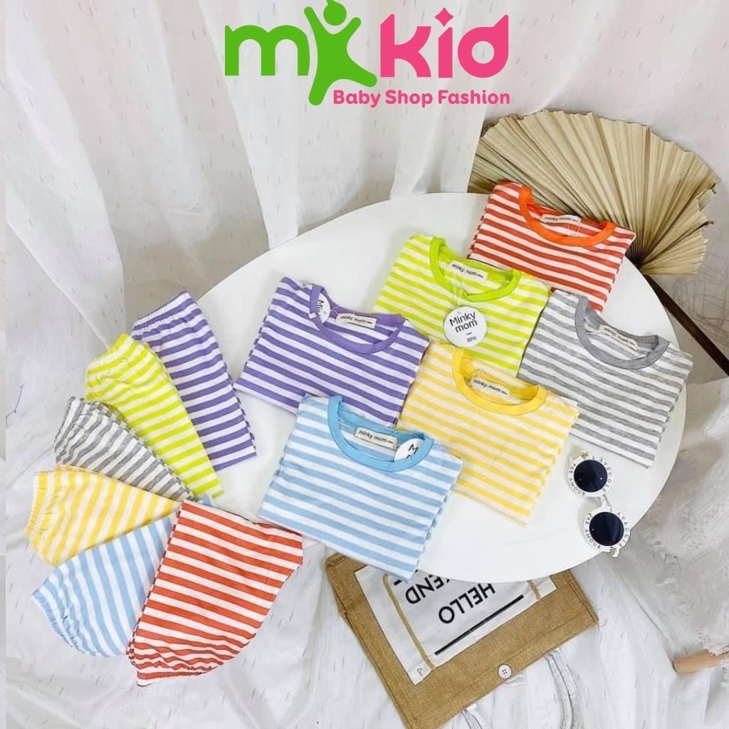 Bộ Thu Đông Dài Tay Cho Bé Bộ Cotton Dài Tay Minky Mom Cho Bé Trai Bé Gái Với Họa Tiết Siêu Dễ Thương .