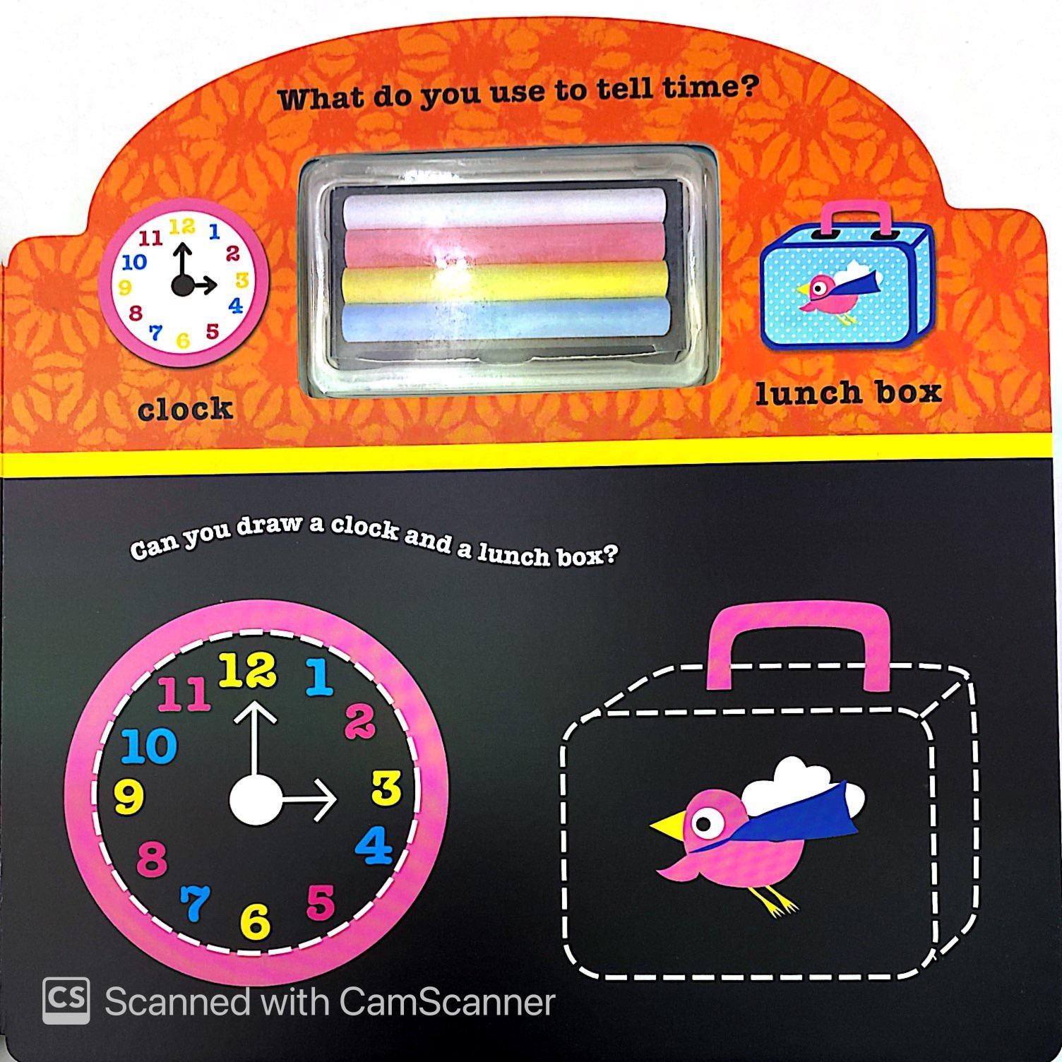 Schoolies Board Books Chalk Fun