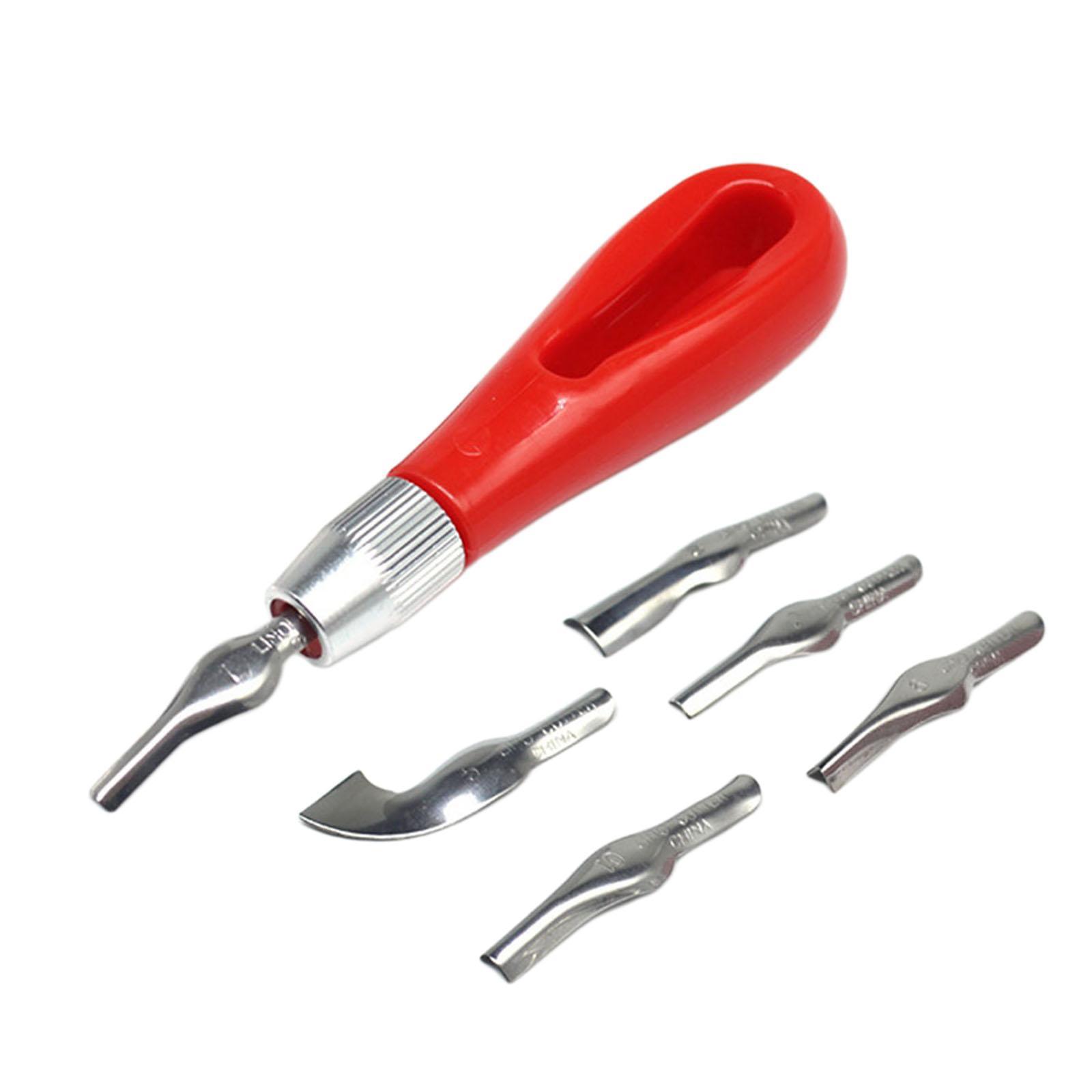 Carving Tools Kit Handcraft Craft Decorative Painting Printing Ornament