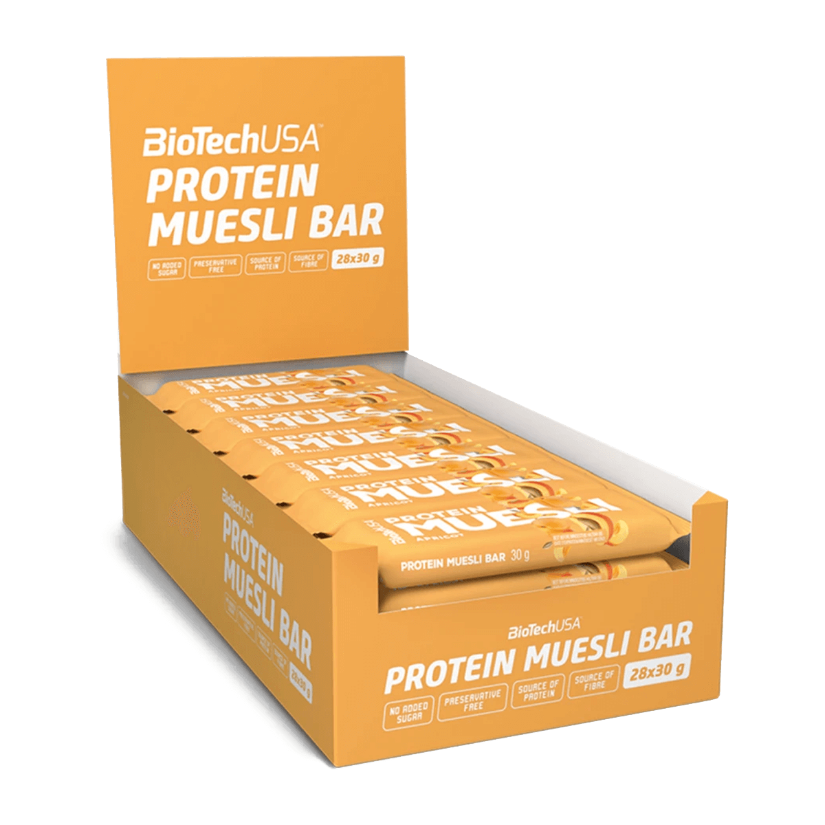 Thanh Bánh Protein Muesli BiotechUSA – Hộp 28 Thanh