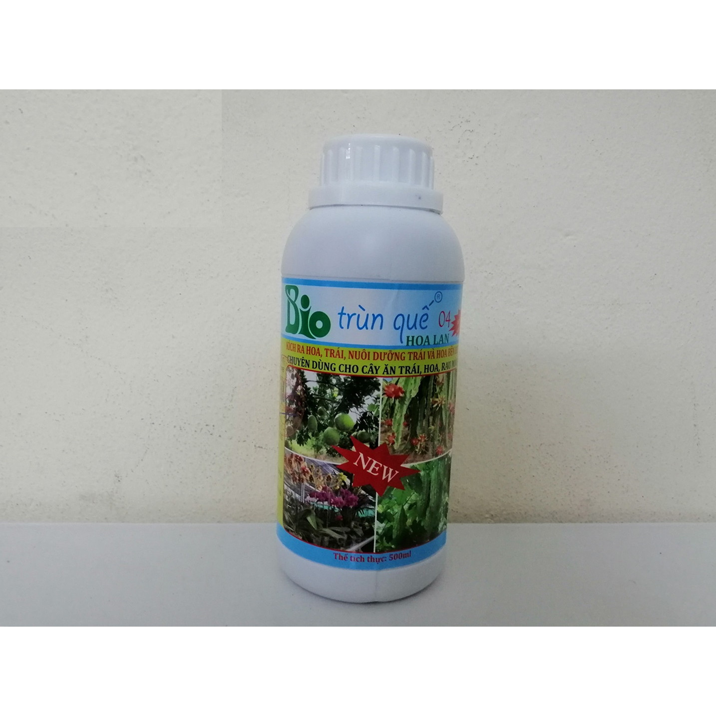 BIO TRÙN QUẾ 04 HOA LAN - 500ML - KÍCH RA HOA, TRÁI, NUÔI DƯỠNG TRÁI VÀ HOA BỀN ĐẸP!