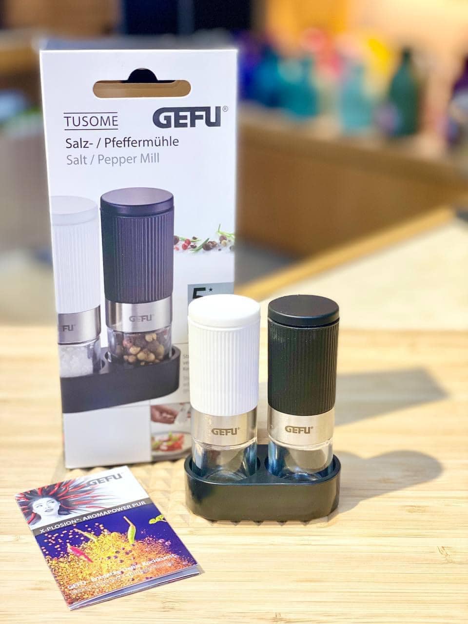 Set xay muối và tiêu GEFU TUSOME made in Germany Hàng chính hãng