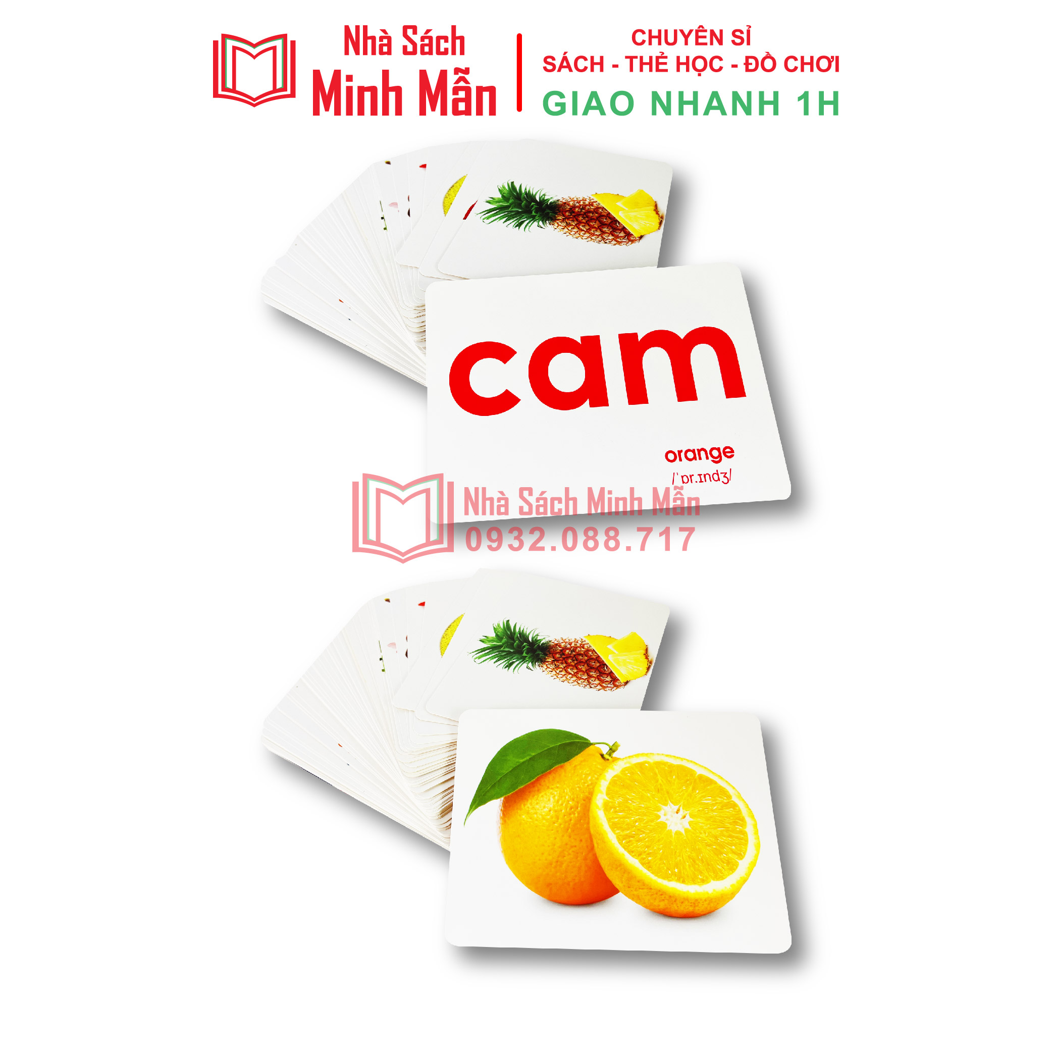 Bộ Thẻ Học Thông Minh 14 Chủ Đề loại To Song Ngữ Tiếng Anh Loại Chuẩn Glenn Doman Flashcard Cho Bé Từ 0-6 Tuổi