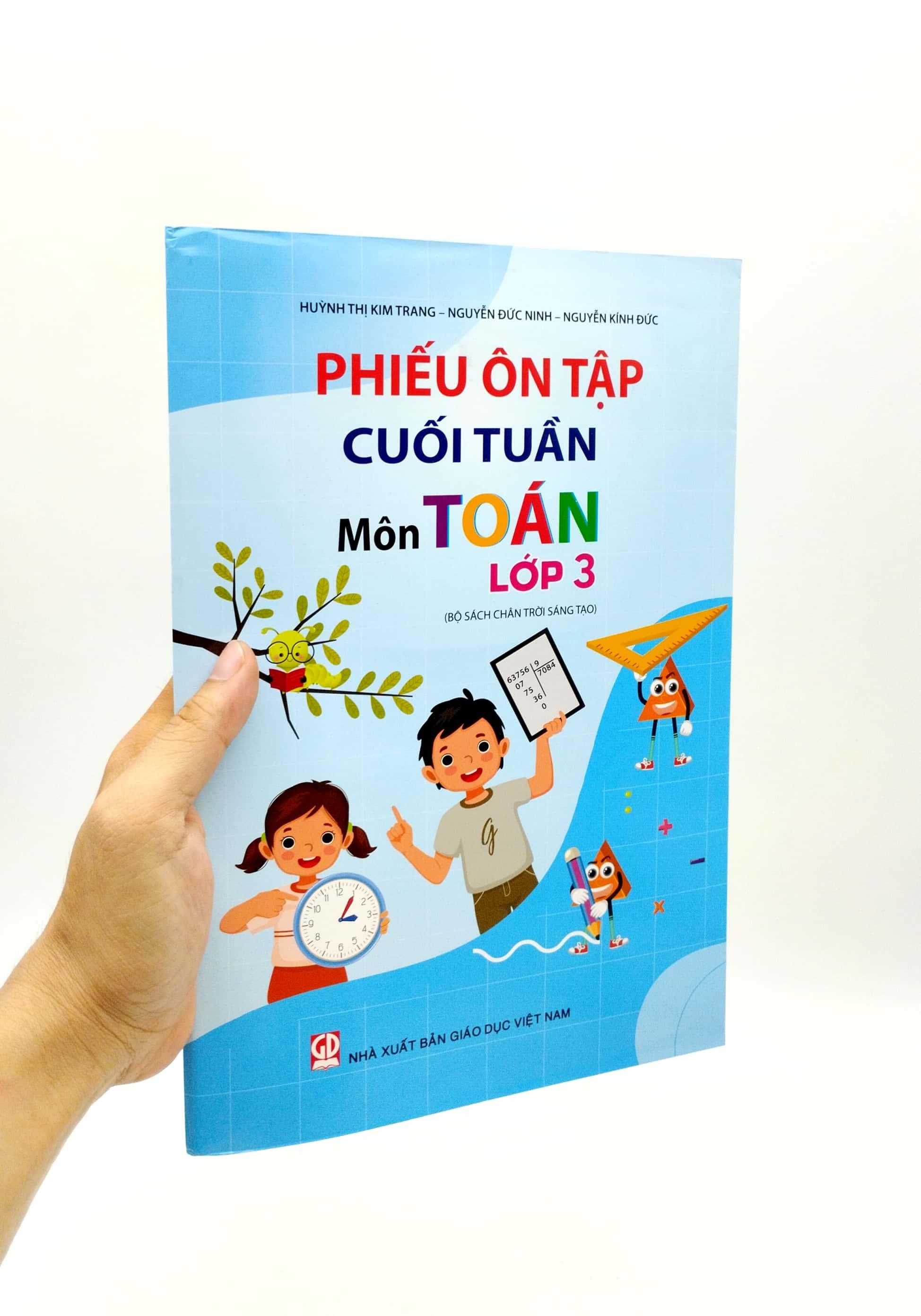 Phiếu Ôn Tập Cuối Tuần - Môn Toán - Lớp 3 - Chân Trời Sáng Tạo (2023)