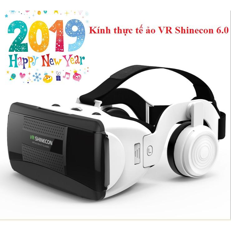 Kính Thực Tế Ảo VR Shinecon 6.0 G06EB cho điện thoại Android IOS kích thước đến 6.3 inch