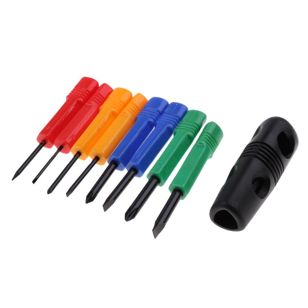8In1 Precision  and Slotted Screwdriver Set Household Repair Tools