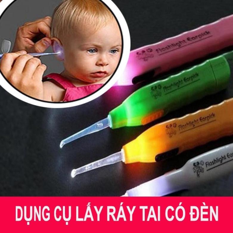 Đèn lấy ráy tai, ngoáy tai có đèn cho bé iu, đèn soi tai