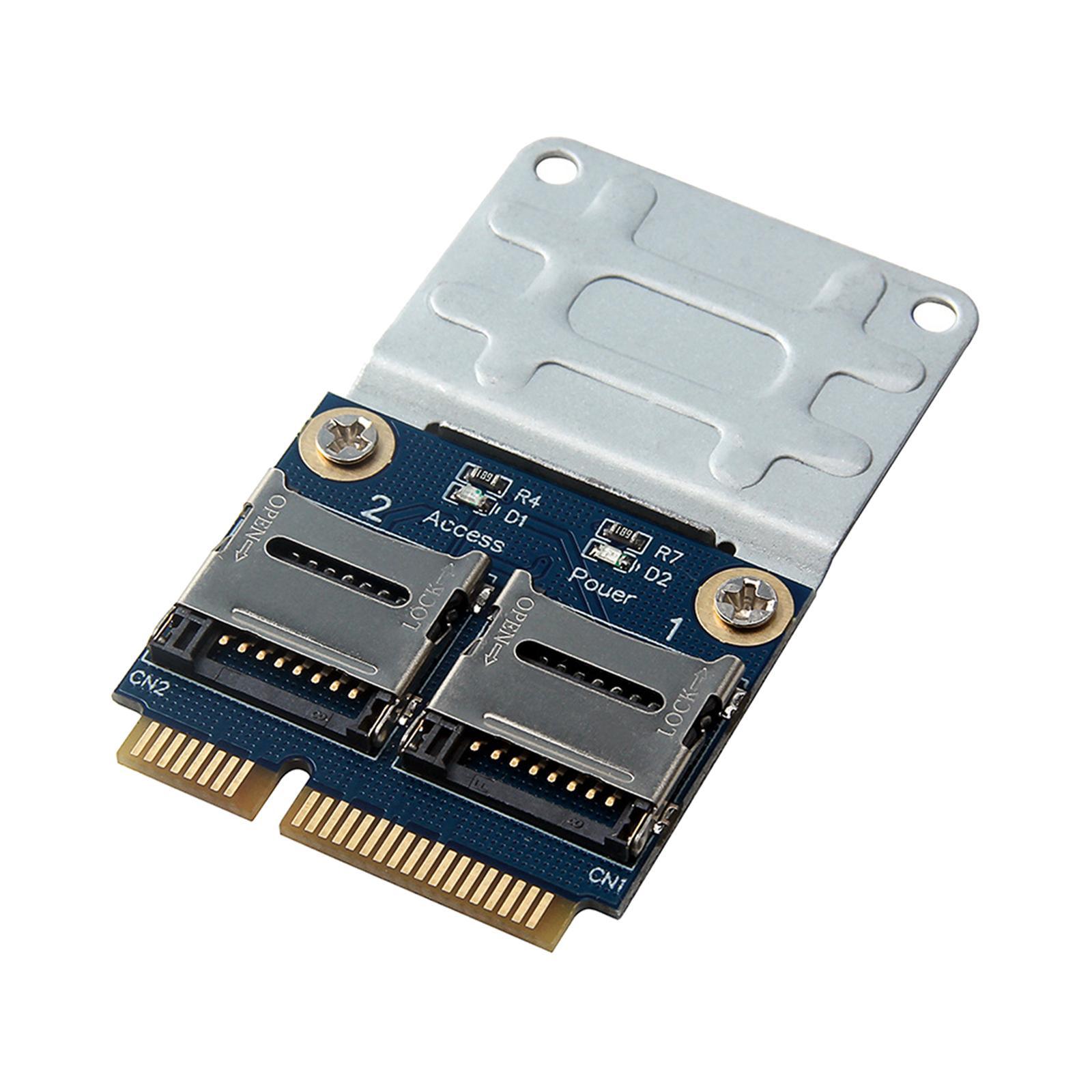 2 Ports  HDD High-Quality Laptop Dual  SDHC  TF to Mini PCIe