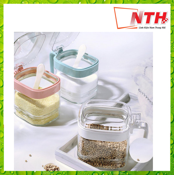 BỘ 3 LỌ ĐỰNG GIA VỊ HOKORI - THƯƠNG HIỆU VIỆT NHẬT -NTH