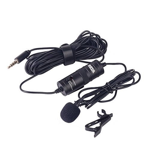 Mic Thu Âm Cài Áo Cho Điện Thoại, Máy Ảnh Dslr, Máy Quay Boya By - M1 Hàng Chính Hãng