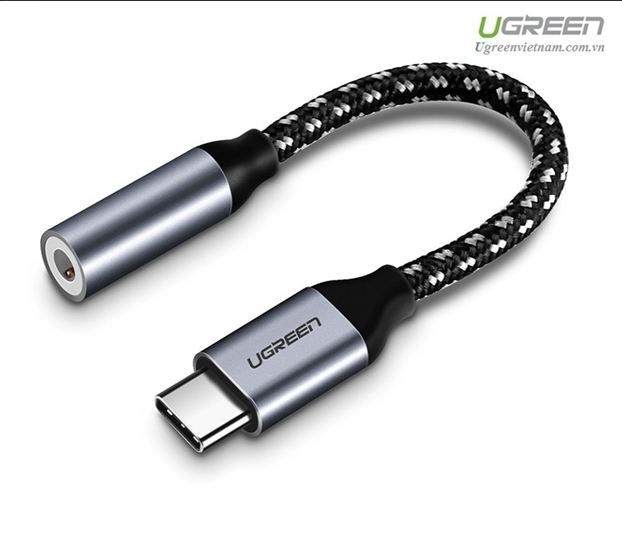 Cáp USB Type C to 3.5mm Ugreen 30632 cao cấp - Hàng Chính Hãng