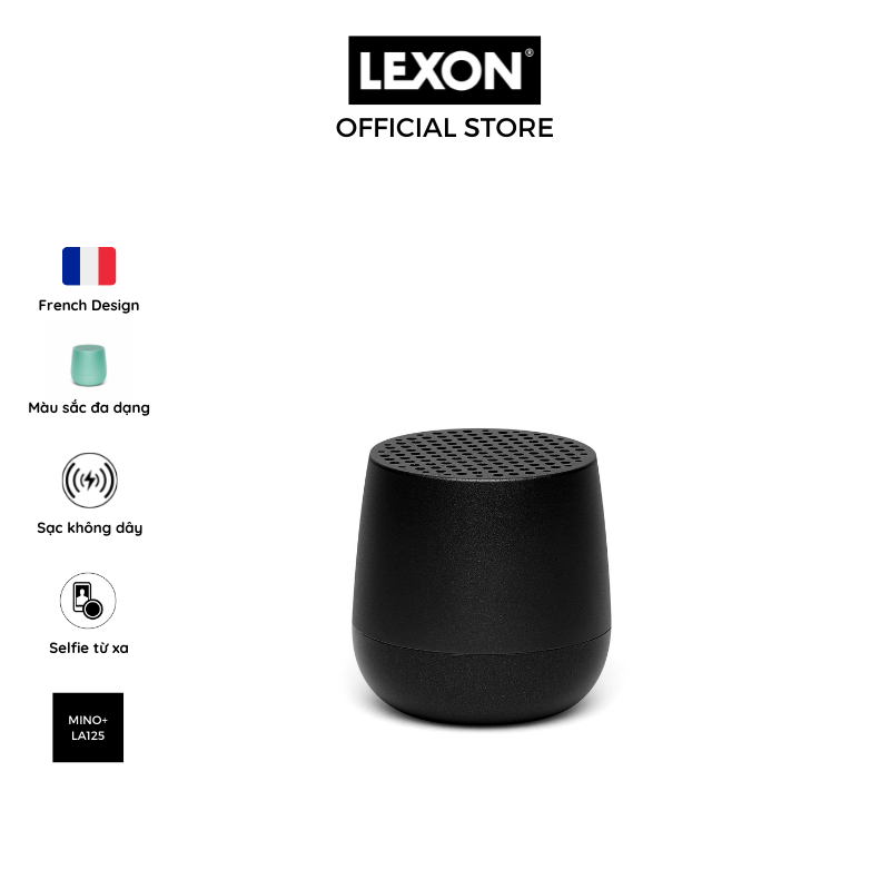 Loa bluetooth mini LEXON 4cm sạc không dây - MINO+ - Hàng chính hãng