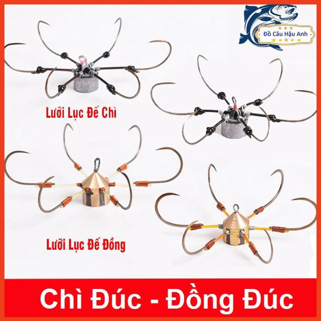 Lưỡi câu lục Chì Đúc Đồng Đúc siêu bén siêu rẻ, lưỡi câu lục