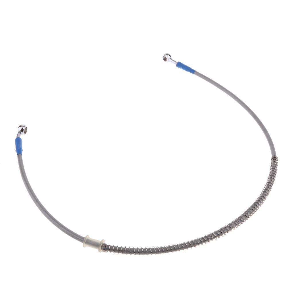 Universal Brake Oil Hose Line M10 Banjo Fitting Plastic Braided, 80/85cm