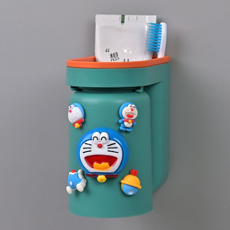 KHAY ĐỂ DỤNG CỤ ĐÁNH RĂNG KÈM LY , TẶNG STIKER - JL