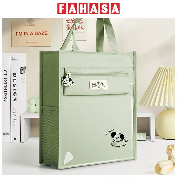 Túi Vải Học Thêm - 8010 - Màu Xanh Lá