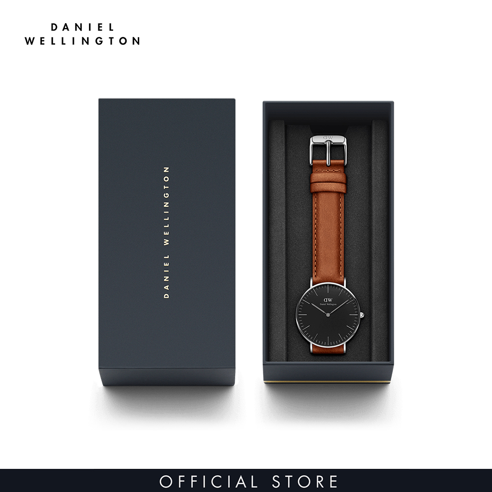 Đồng hồ Nam, Nữ Daniel Wellington dây da - Classic Durham 36mm DW00100144