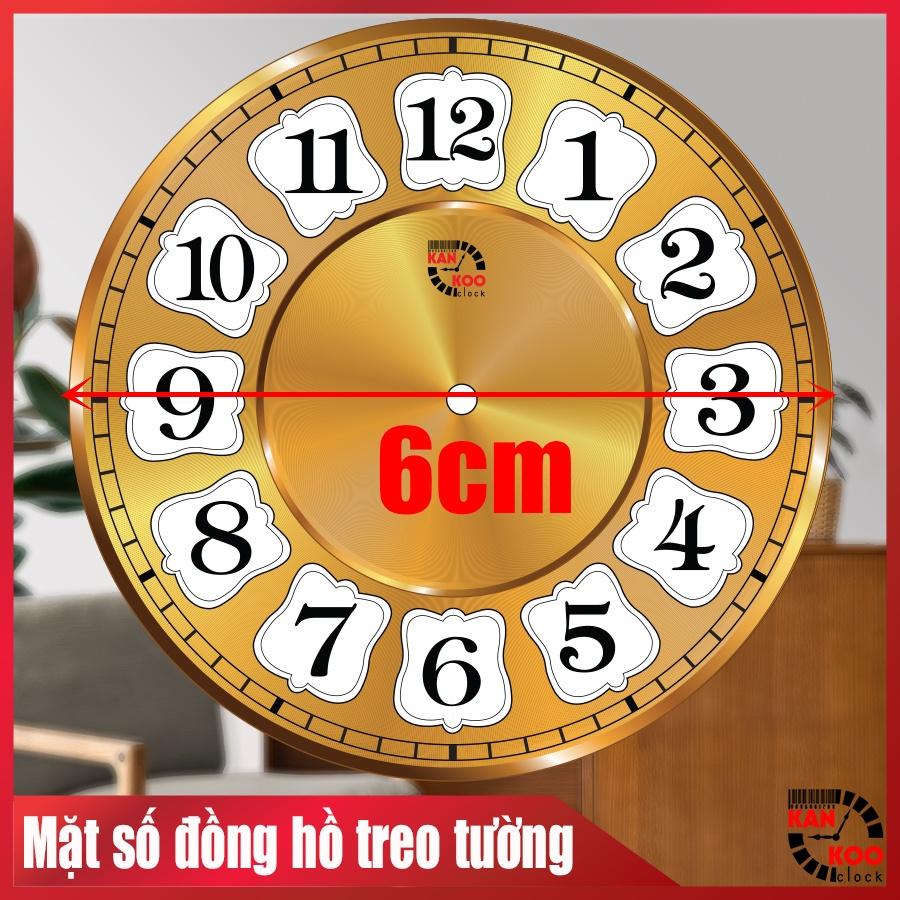 Mặt số đồng hồ để bàn cỡ nhỏ (đường kính 6cm) đa dạng mẫu mã cho quý khách lựa chọn