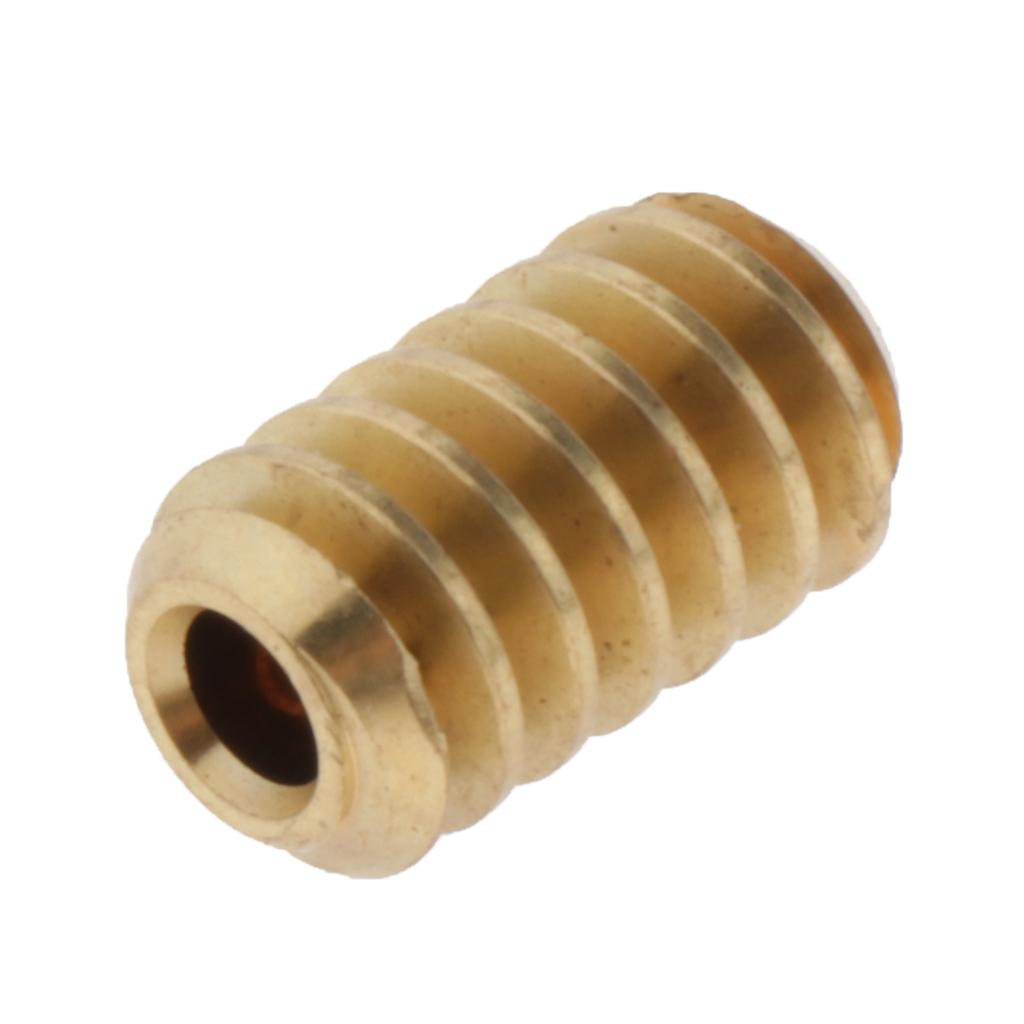 Brass Worm Gear Wheel Bộ Dụng Cụ Trục Bánh Răng 0,5 Modulus Hole 3 Mm Dia 6,7mm