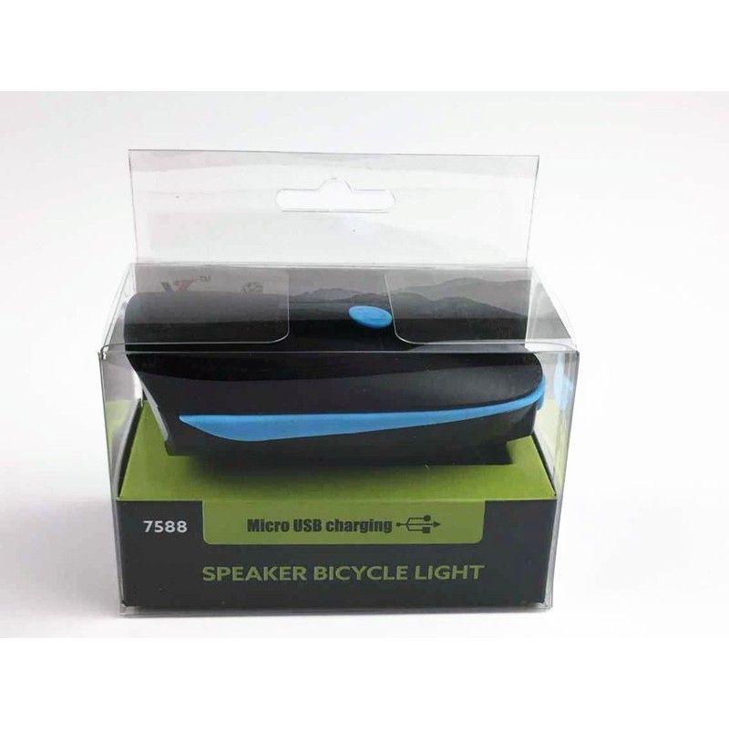 Đèn kèm Còi Xe Đạp thể thao Địa Hình - Có Usb cắm sạc