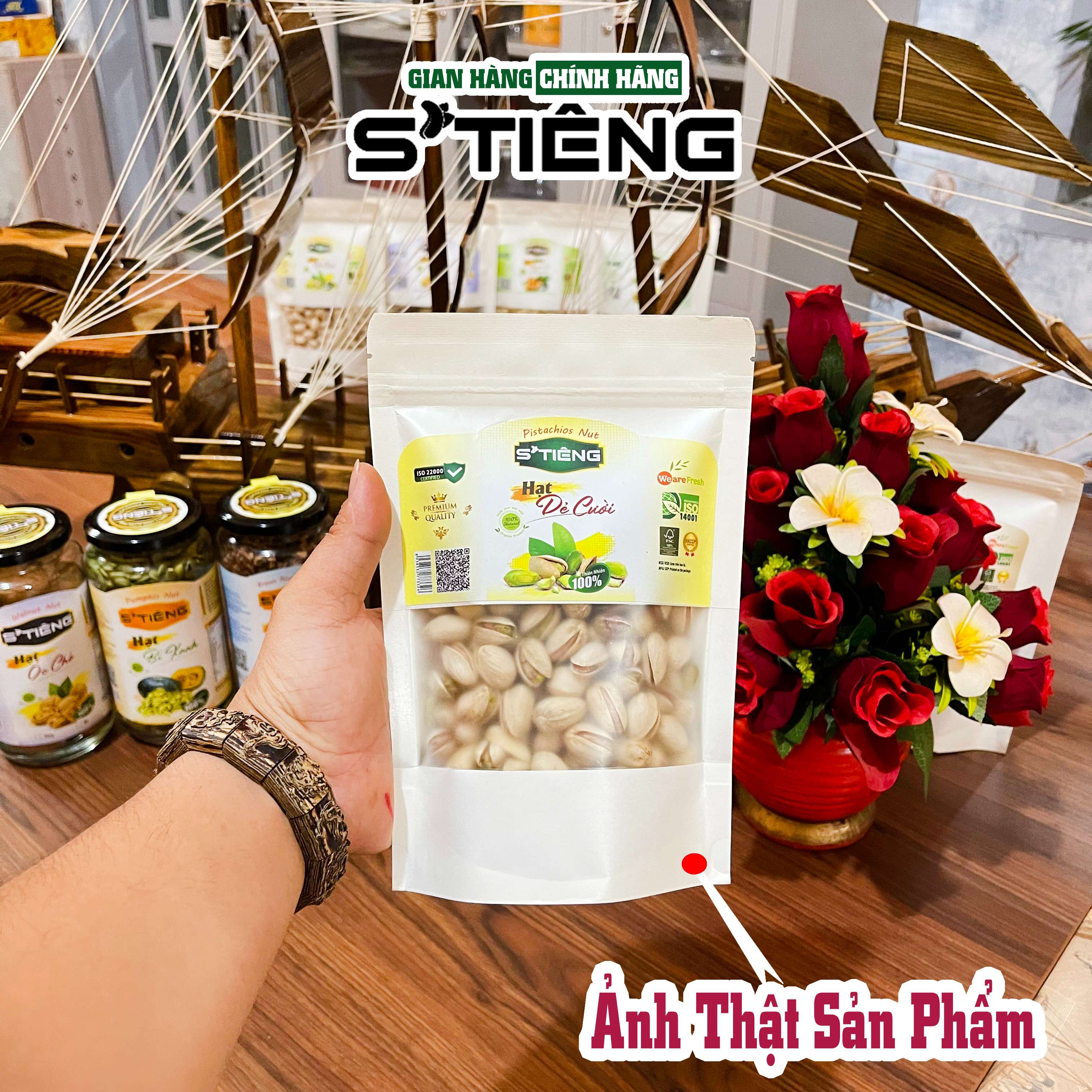 Hạt Dẻ Cười Mỹ Không Tẫy Trắng Không Chất Bảo Quản STIENG