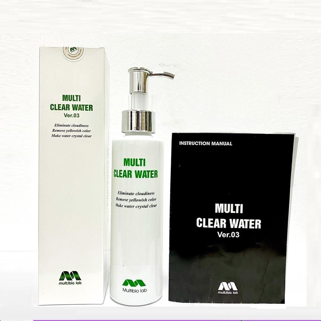 Multi Clear Water  150ml-sản phẩm làm trong nước hồ cá - Chuyên xử lý bụi li ti cho cá cảnh - shopleo