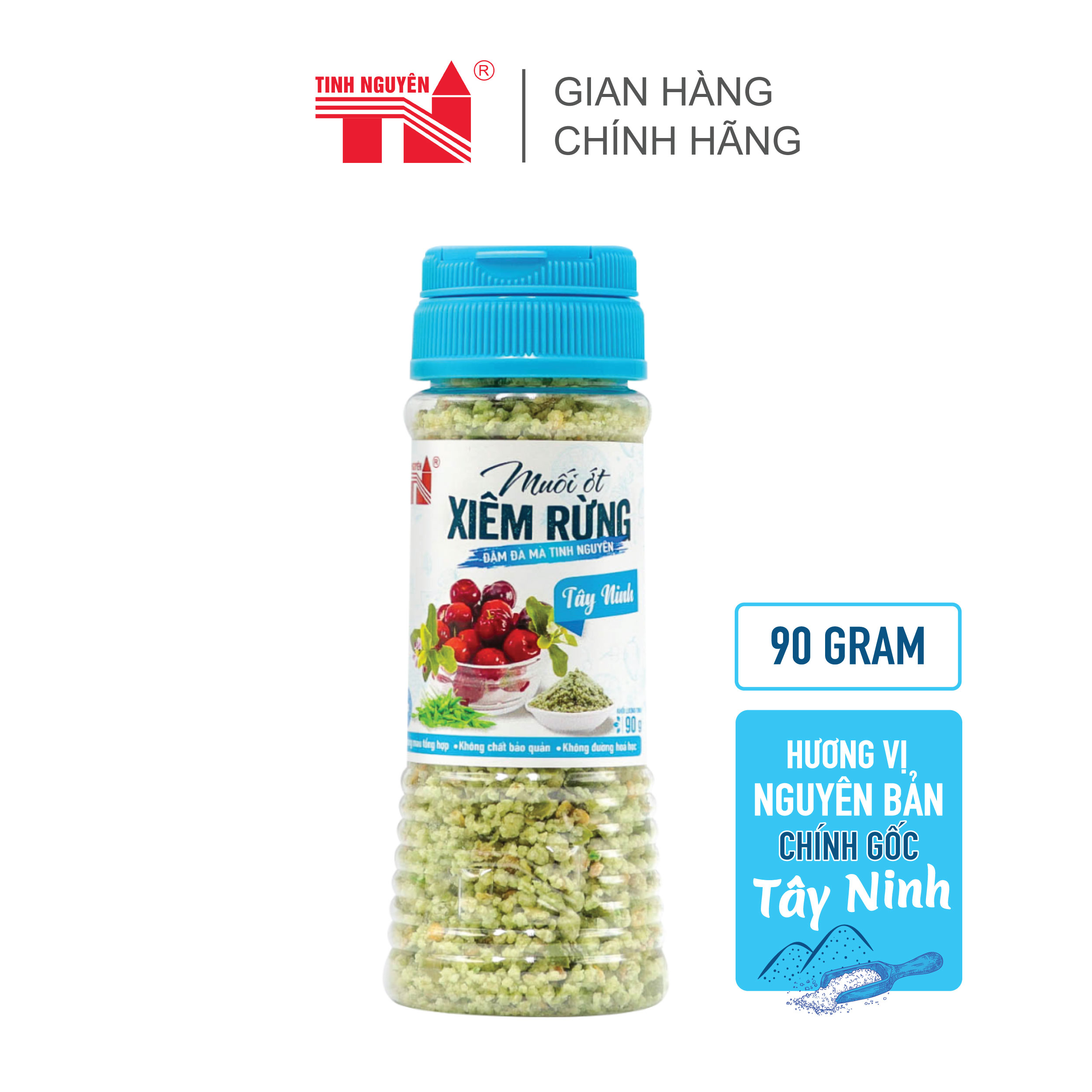 COMBO 5 chai muối chấm TINH NGUYÊN: Muối Ớt Tây Ninh, Muối Tôm Tây Ninh, Muối Ớt Xiêm Rừng, Muối Tiêu Lá Chanh, Muối Tiêu Sọ