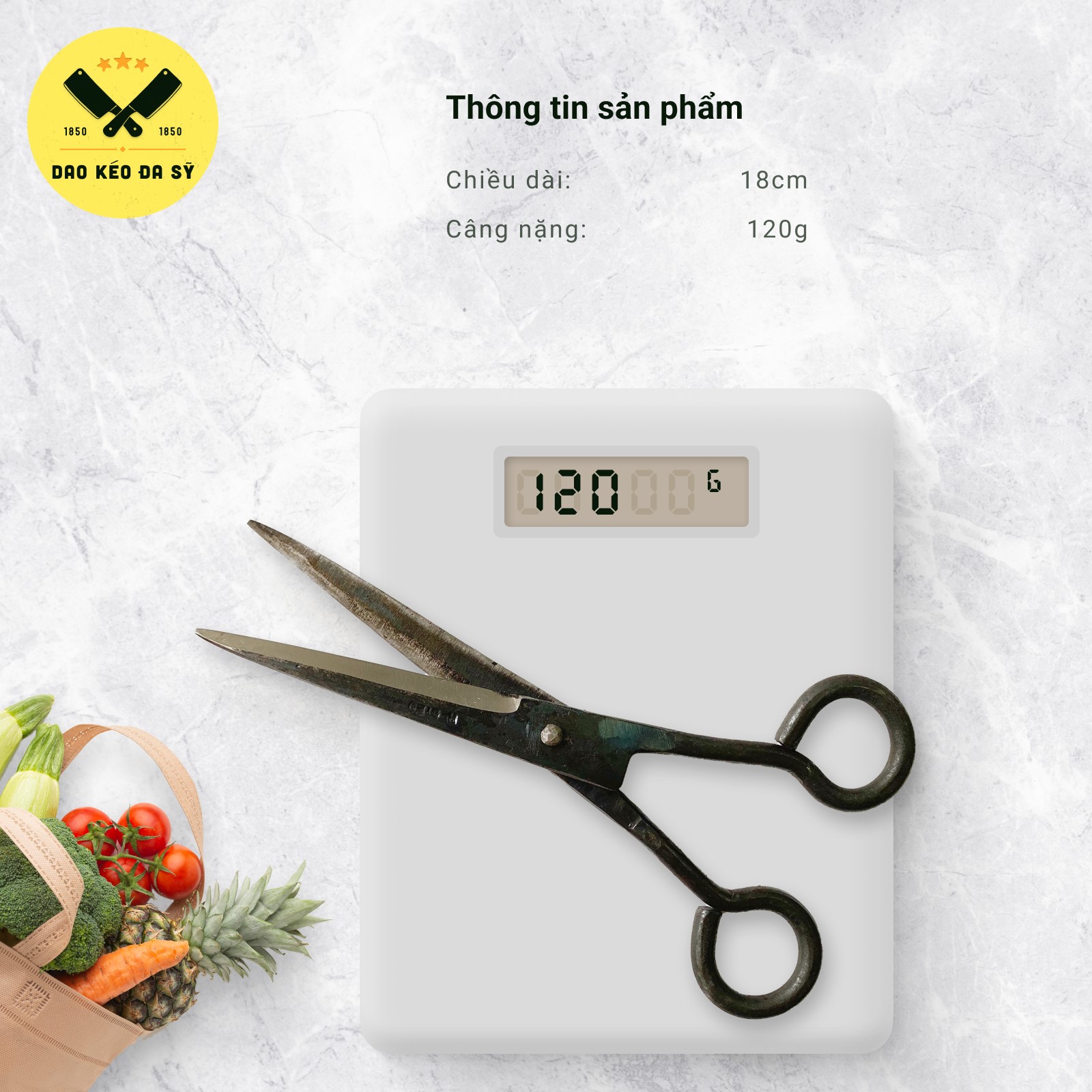 Kéo cắt tóc, kéo cắt đồ đa năng - Kéo Đa Sỹ - 100% Nhíp xe siêu sắc