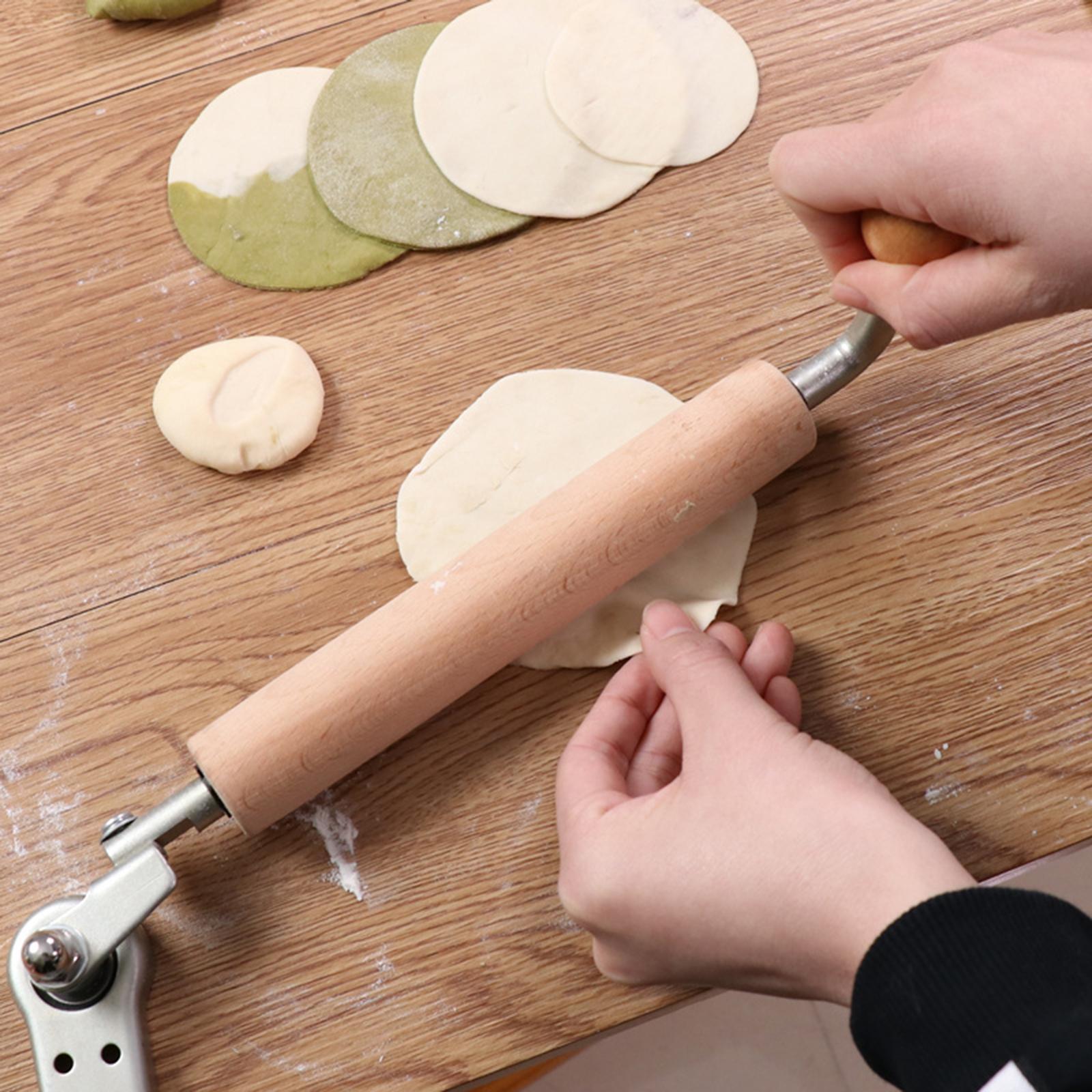 Wooden Rolling Pin Durable with Handles ,Nonstick Professional Baking Roller ,Baking Rolling Pin for Pizza Bread Pastry Pie