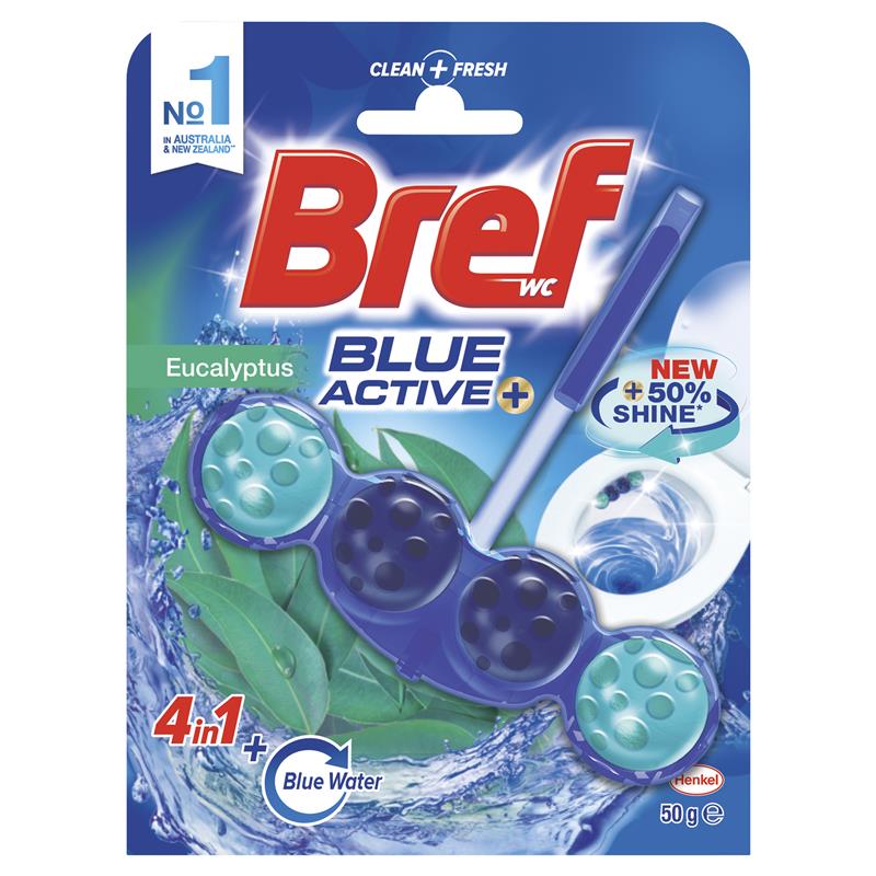 Hộp Viên khử mùi toilet Bref WC Blue active 6 vỉ x 50g - Đức