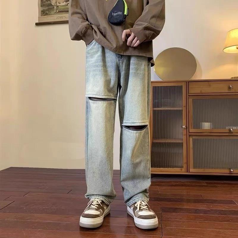 Quần jeans nam quần baggy phong cách mẫu mới lạ