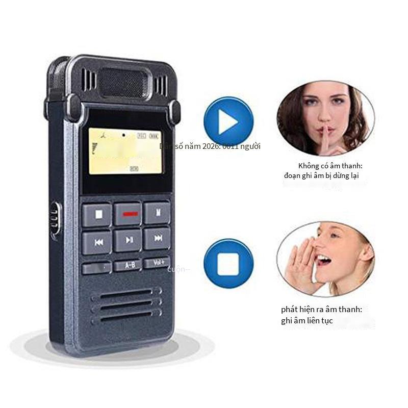 Đảm bảo chất lượng bút ghi âm độ nét cao giảm tiếng ồn chuyên nghiệp mini màn hình lớn ghi âm siêu dài MP3 lossless máy ghi âm bên ngoài nhà máy