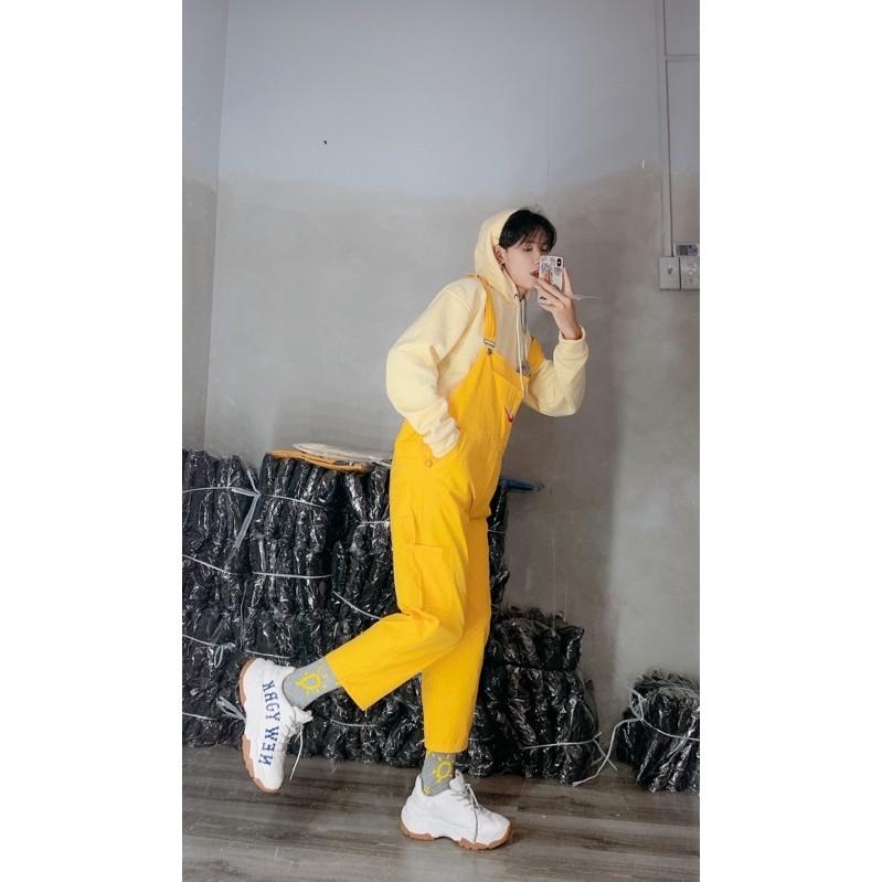 quần yếm unisex nai