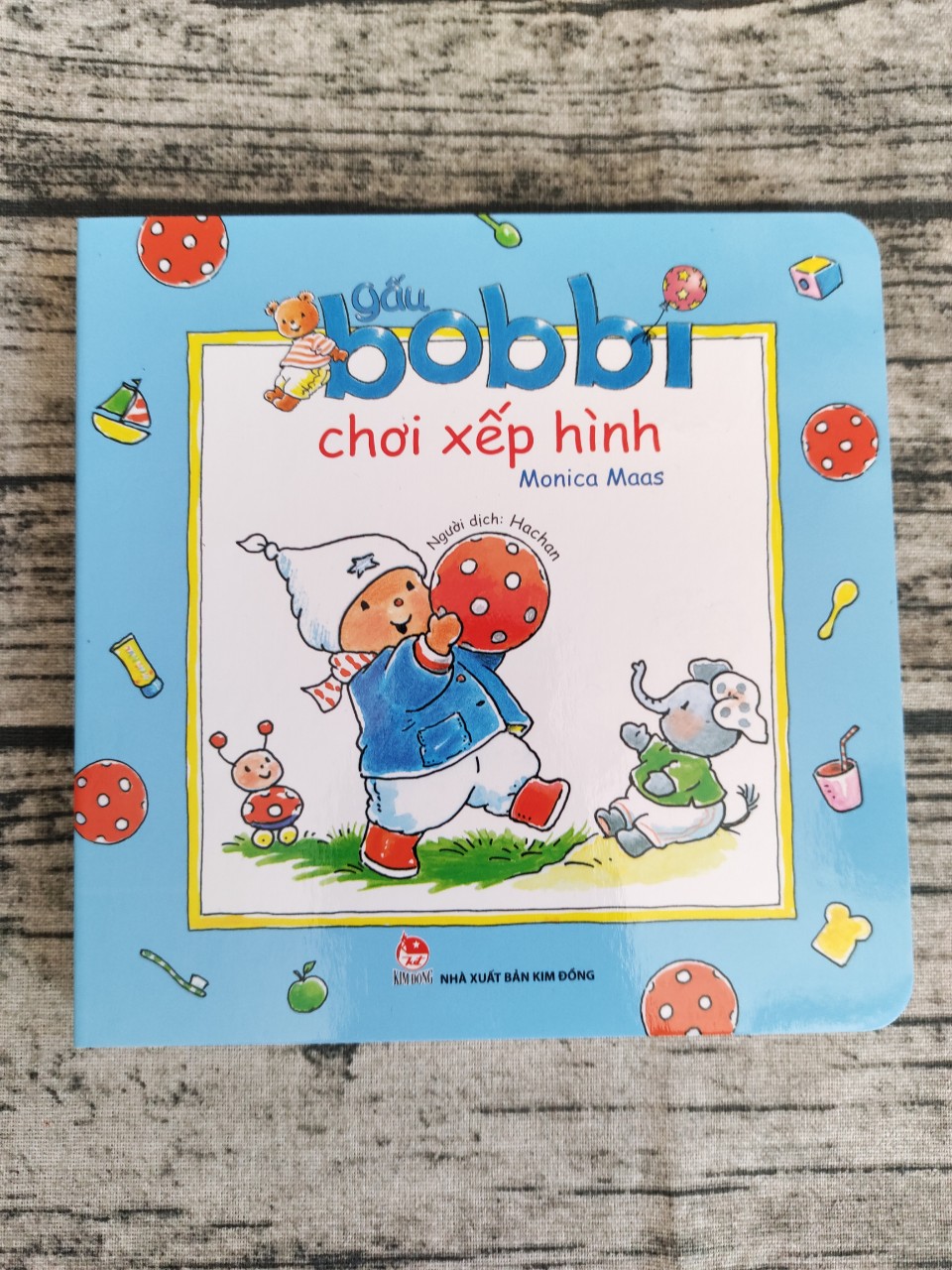 Gấu Bobbi Chơi Xếp Hình - Bìa Cứng