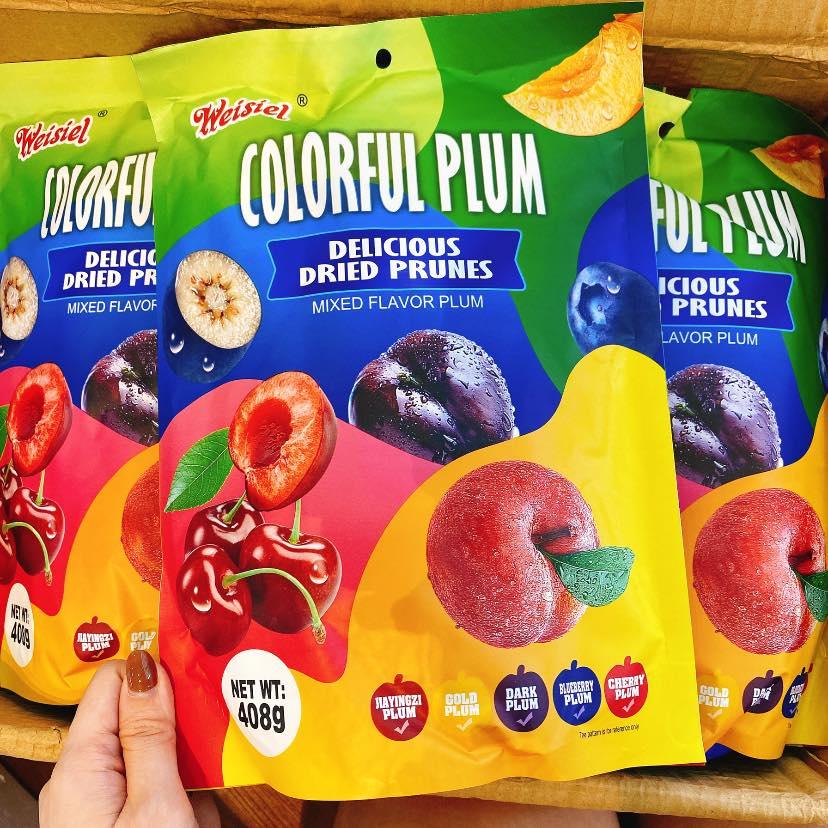 [408GR] Ô mai Colorful Plum mixed đủ vị từ trái cây &amp; ô mai chua ngọt tự nhiên - ăn vặt siêu ngon đỉnh phải thử