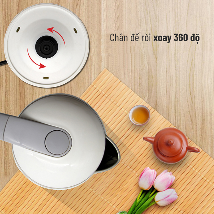 Ấm Đun Siêu Tốc 2 Lớp Nagakawa NAG0314 - Hàng Chính Hãng